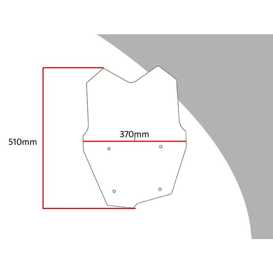 BMW ,F850GS, 18-23,F850GS ADVENTURE, 18-23,F900GS ADVENTURE, 24 (510 MM)